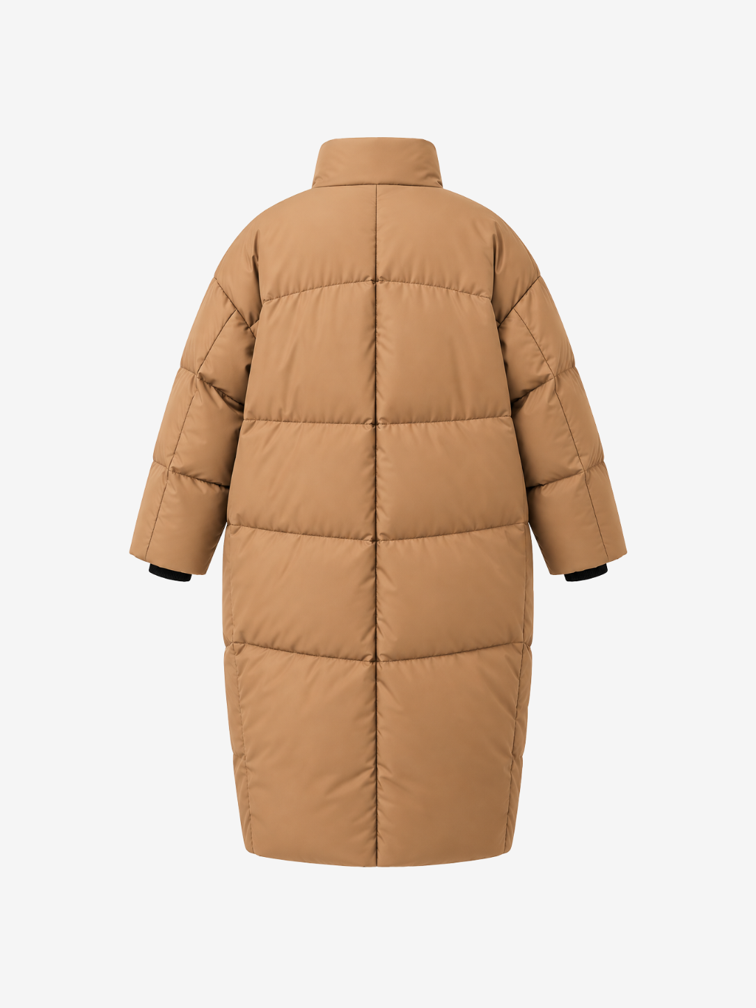 CAMEL LONG DOWN OVERSIZED JACKET