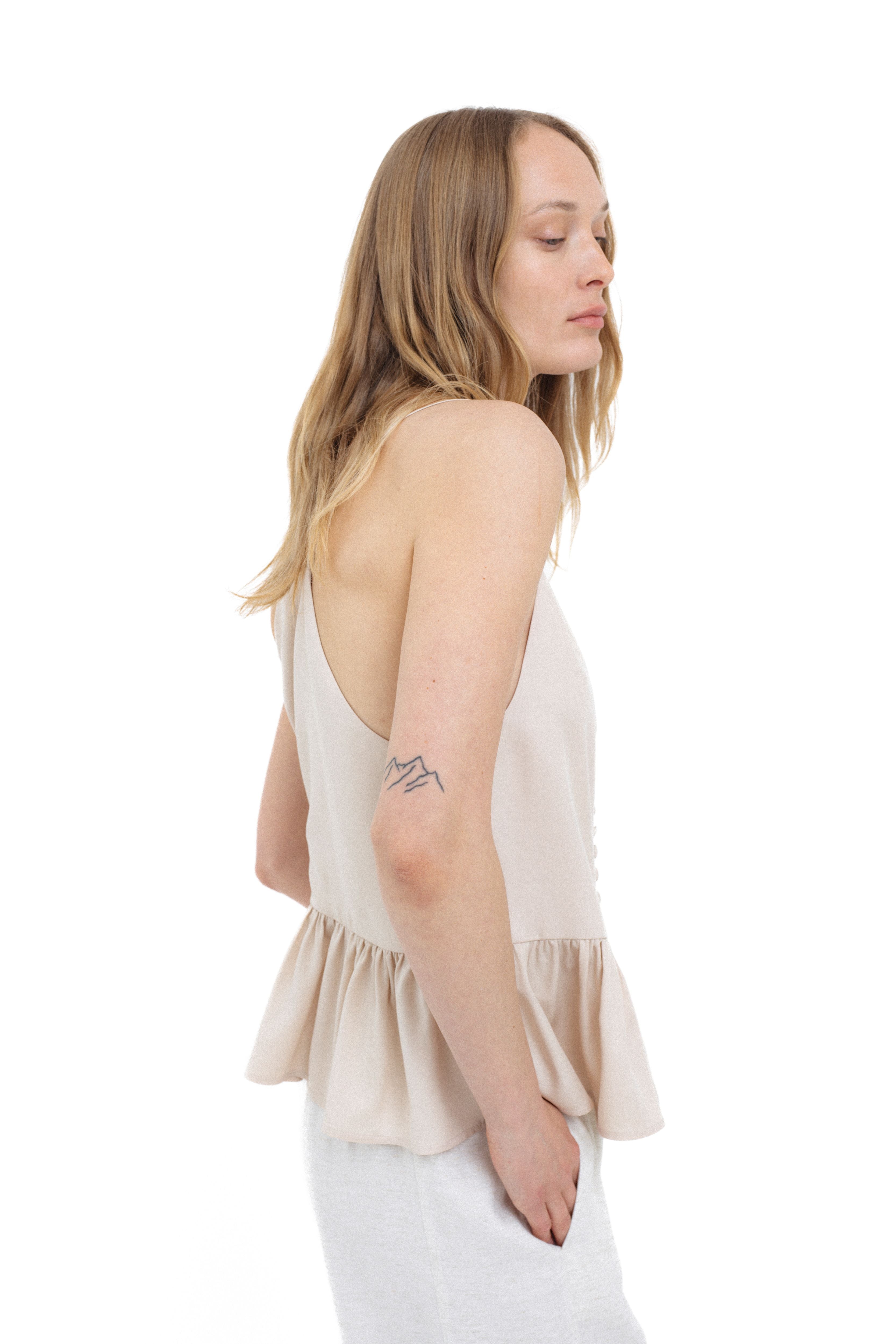 CREAM CAMISOLE TOP – InAvati