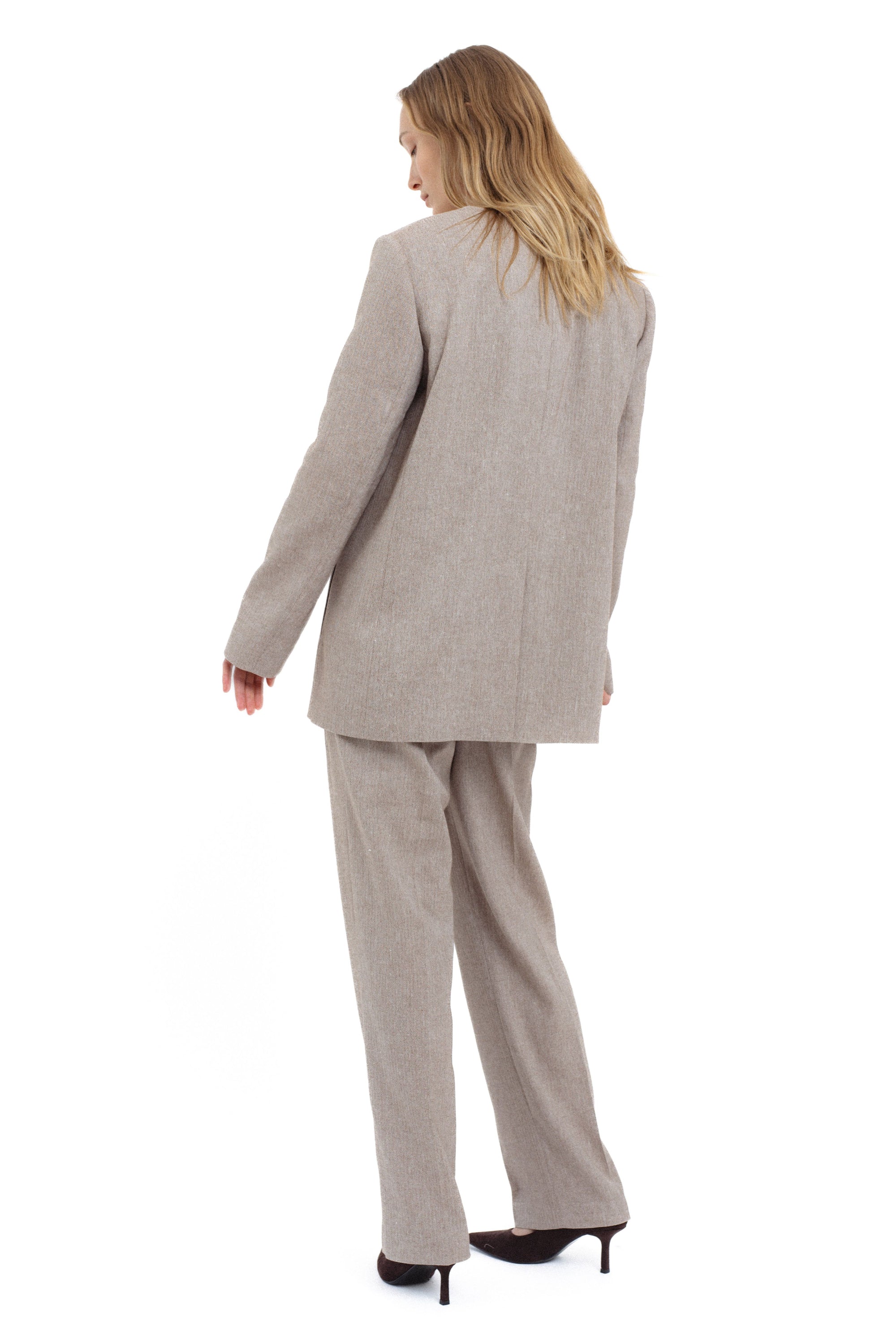 UNISEX SMĖLIO ATSPALVIO FAKTŪRINIS ŠVARKAS