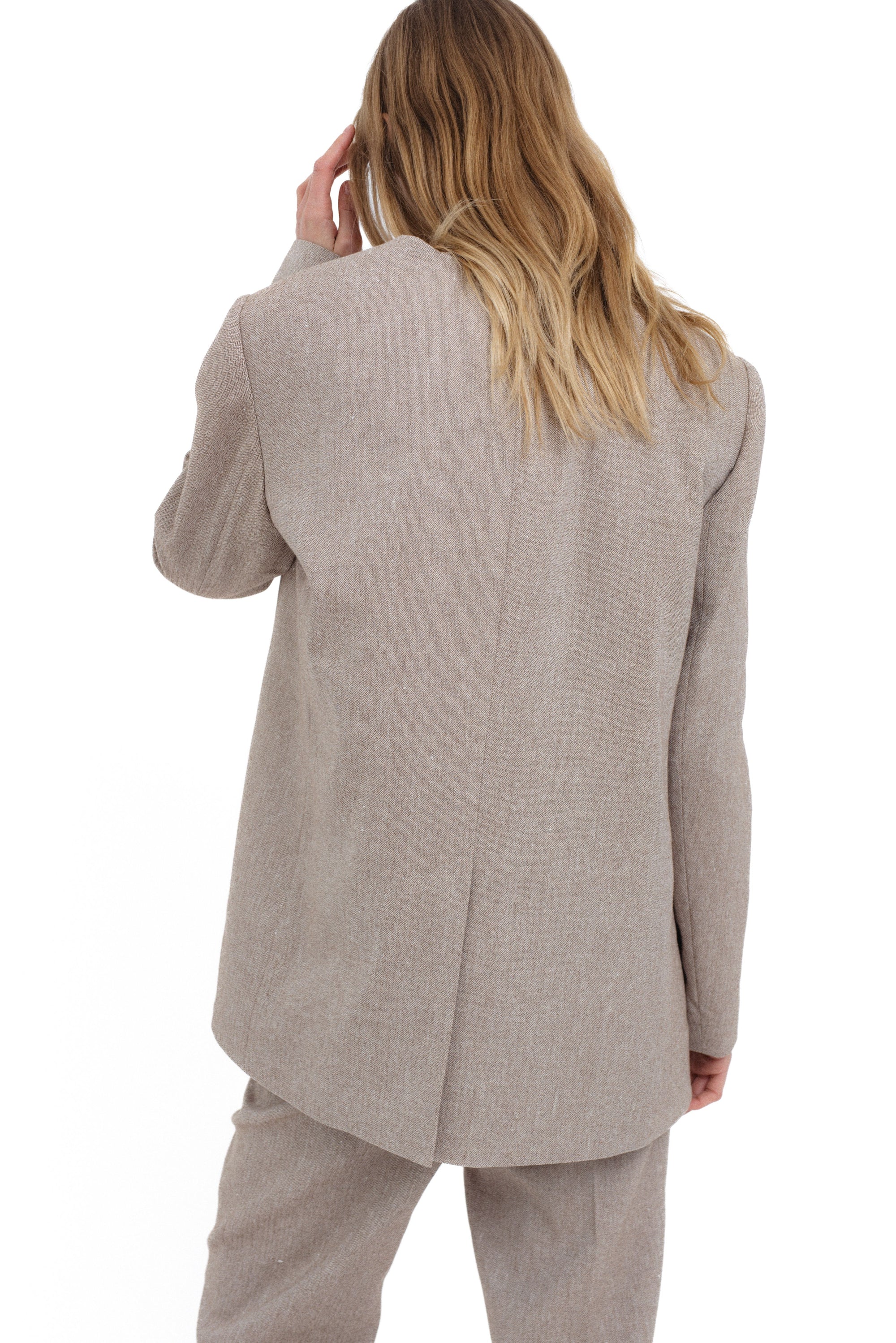 UNISEX SMĖLIO ATSPALVIO FAKTŪRINIS ŠVARKAS