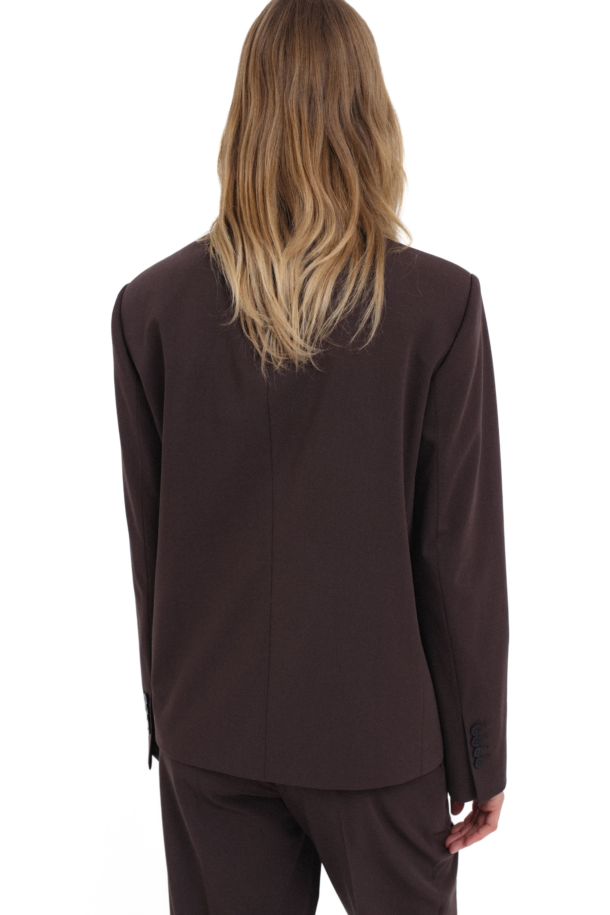 UNISEX DARK CHOCOLATE BLAZER