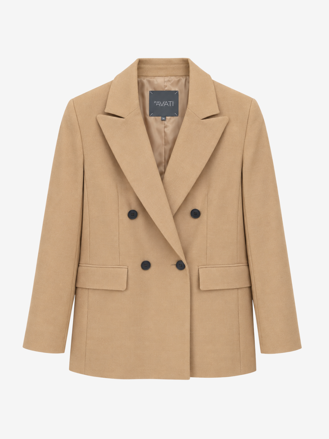DOPPELREIHIGER BLAZER AUS VOLLMILCH