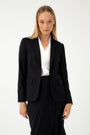 SINGLE BREASTED FITTED SUIT BLAZER