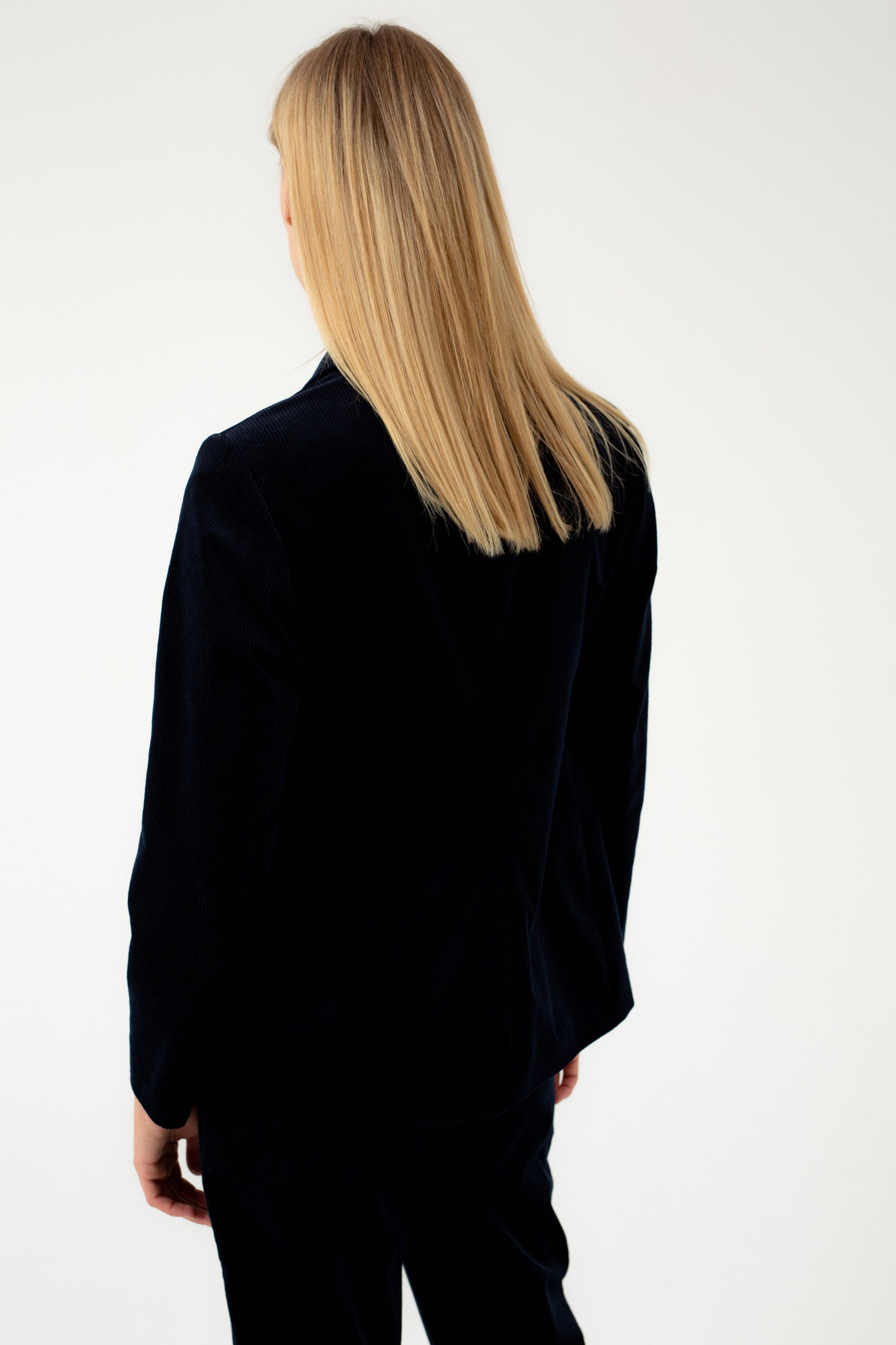 CORDUROY SINGLE-BREASTED BLAZER