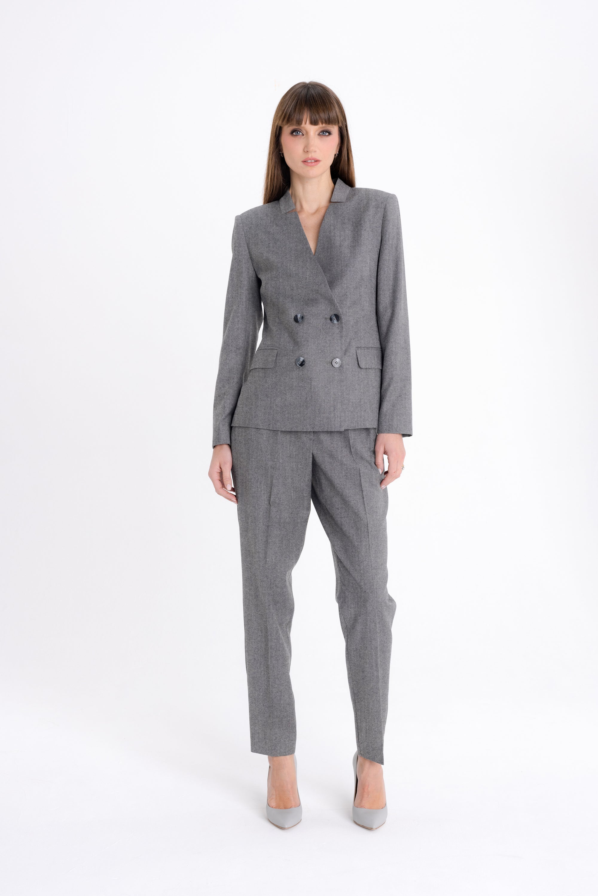 SLIM FIT LIGHT GREY BLAZER