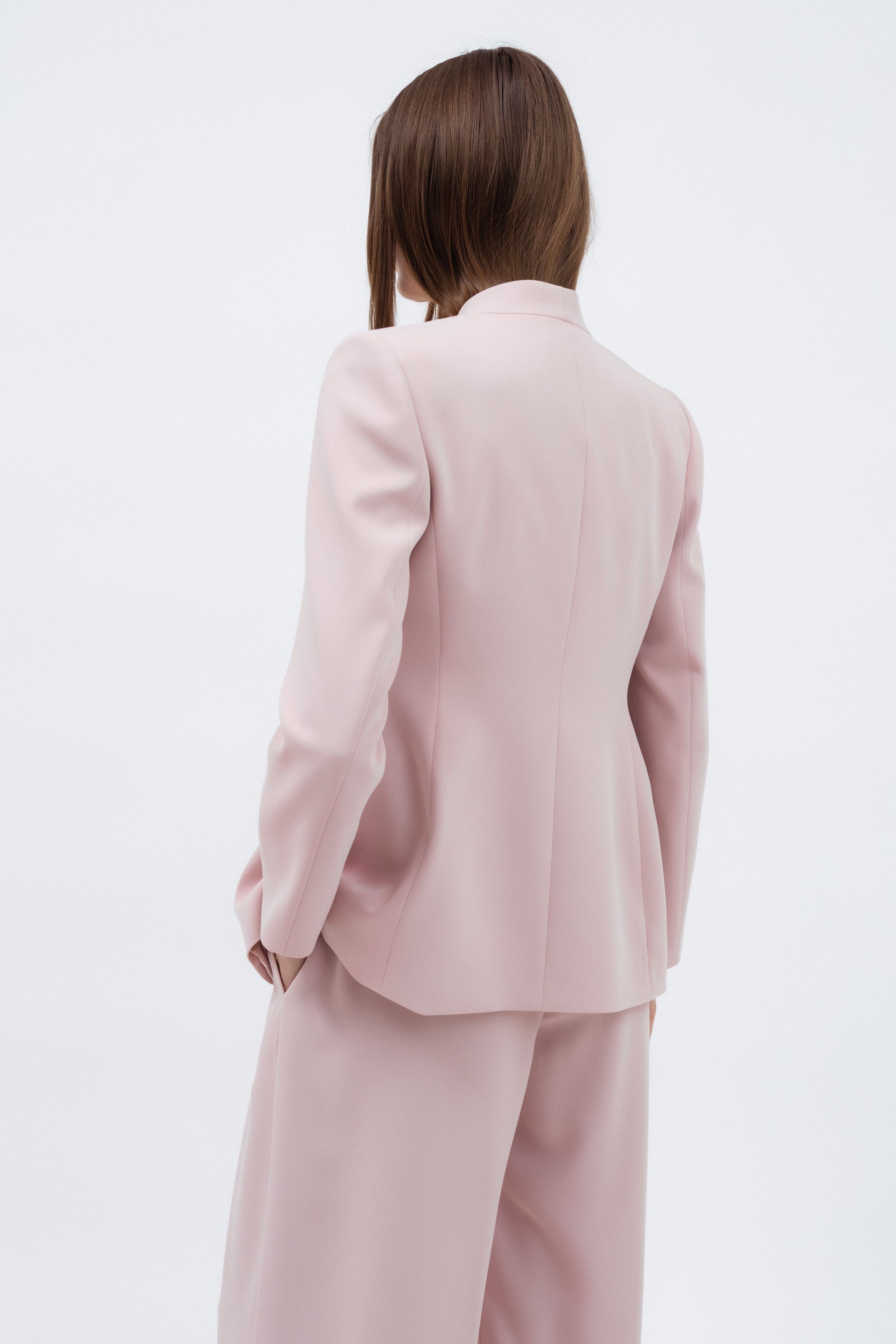 ROSE PINK FITTED BLAZER