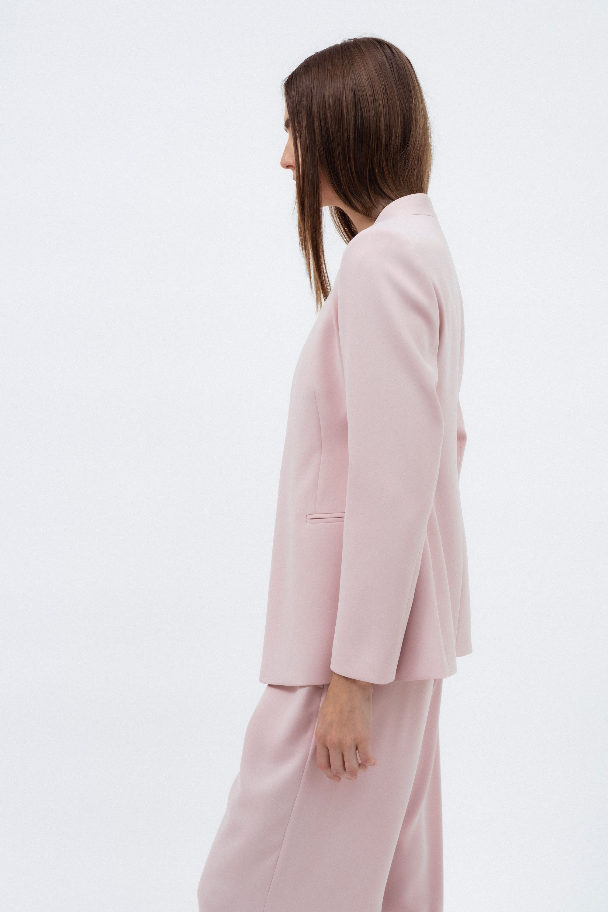 ROSE PINK FITTED BLAZER