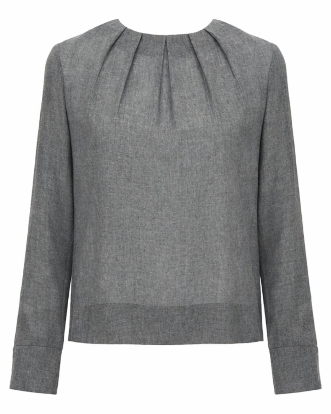 PILKA PALAIDINĖ SU KLOSTUOTA APYKAKLE