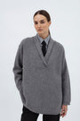 GREY MERINO WOOL SWEATER