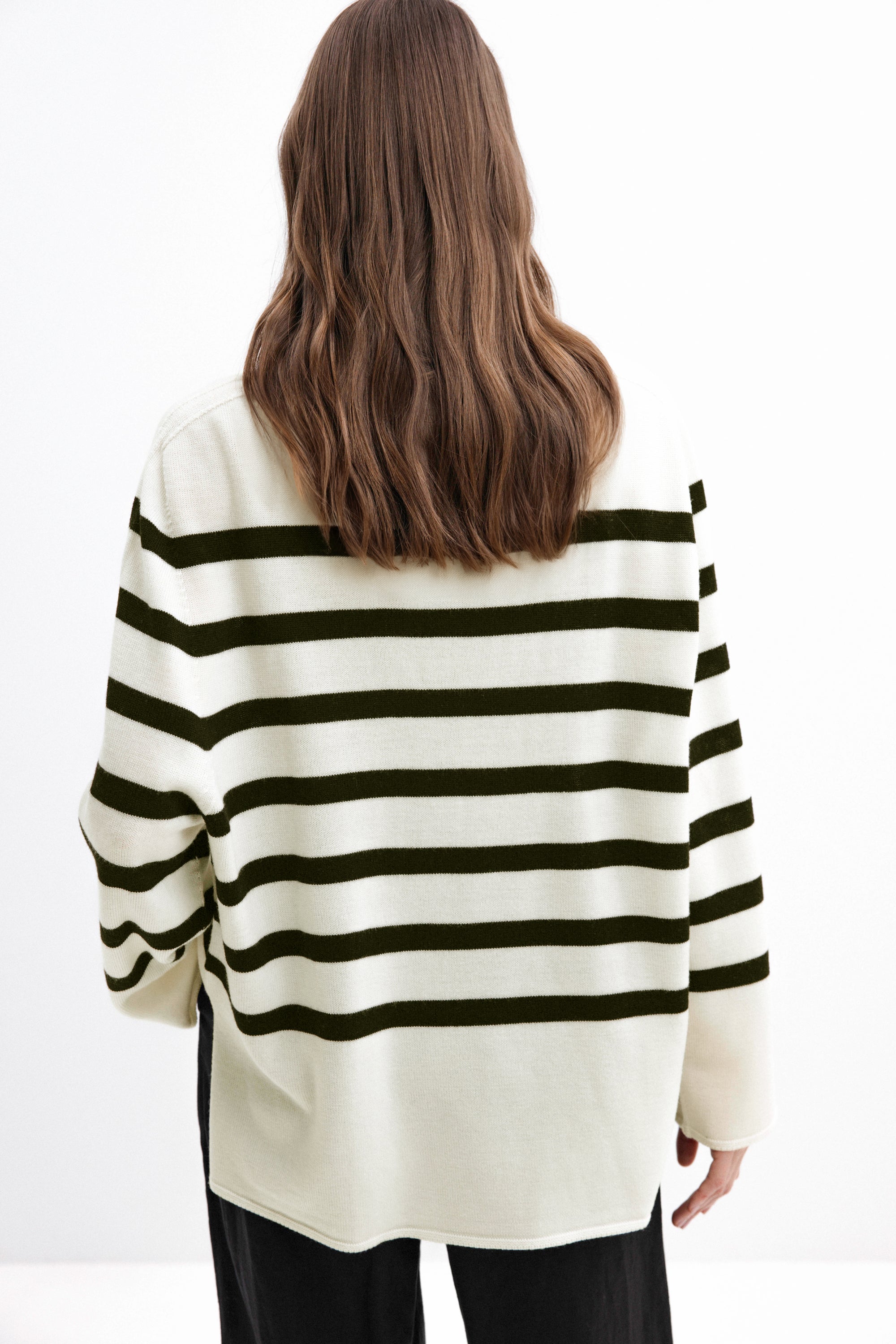 MERINO WOOL STRIPED SWEATER