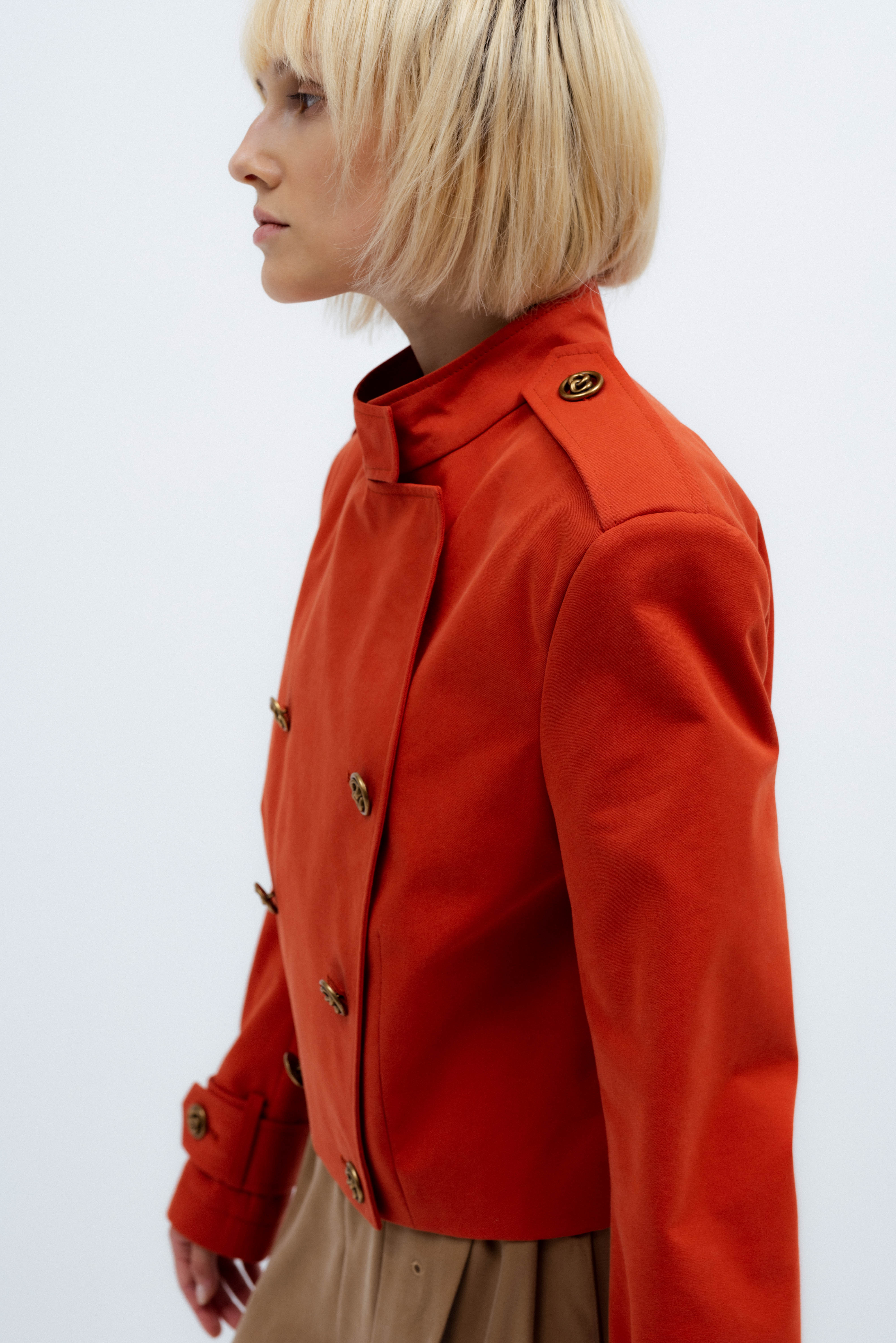 MILITARY-STYLE RUST JACKET