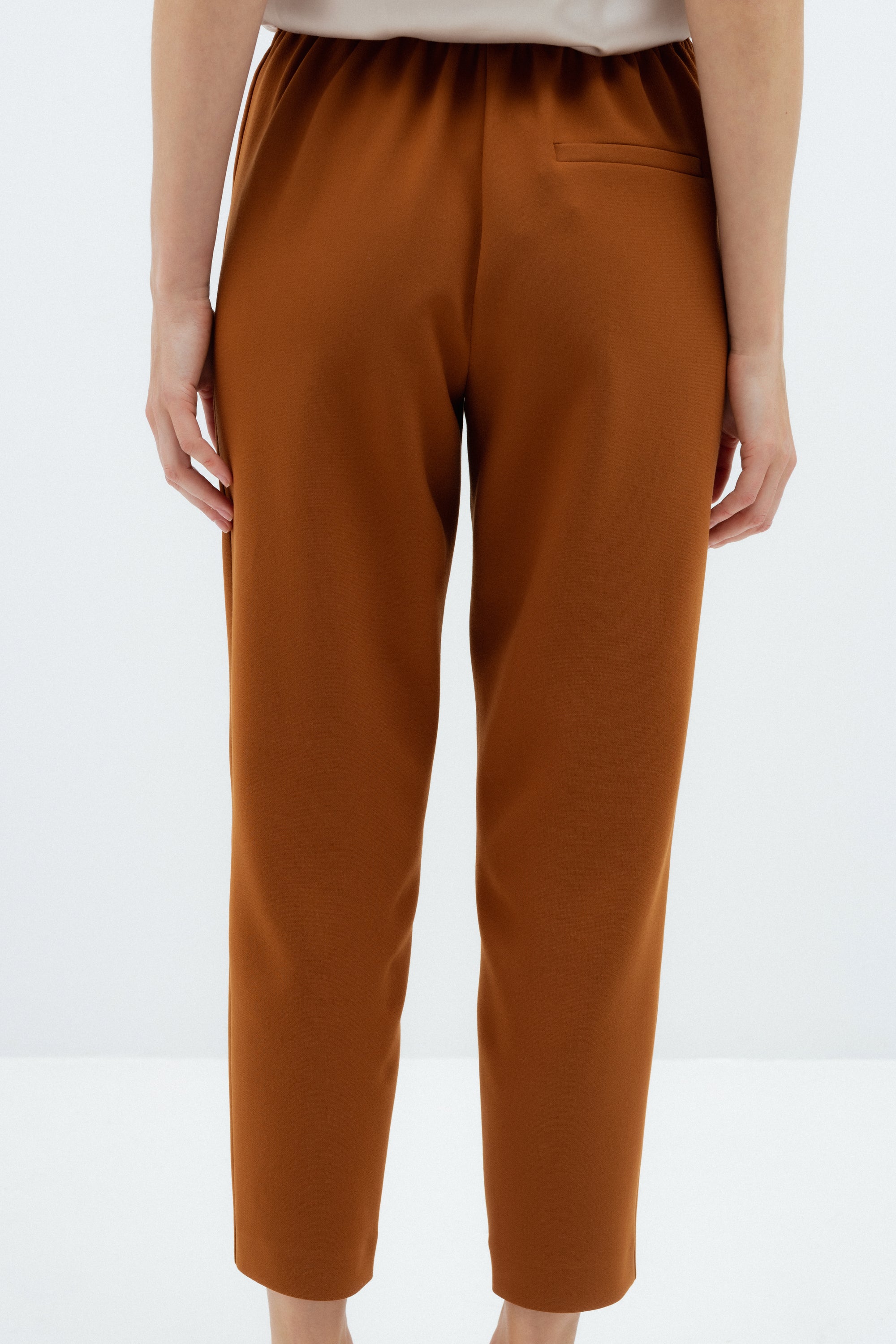 CHESTNUT JOGGER TROUSERS
