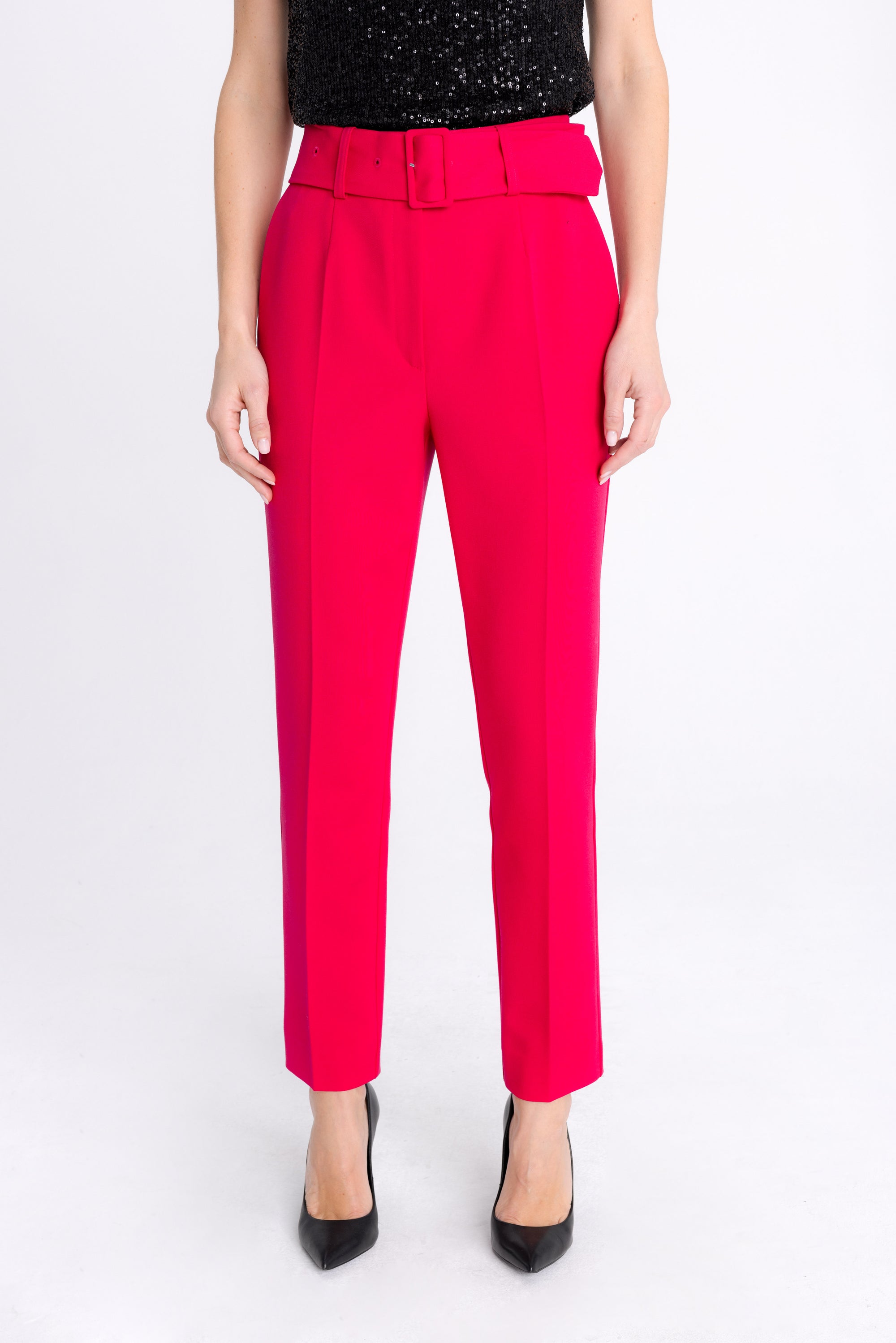 CYCLAMEN SLIM FIT TROUSERS