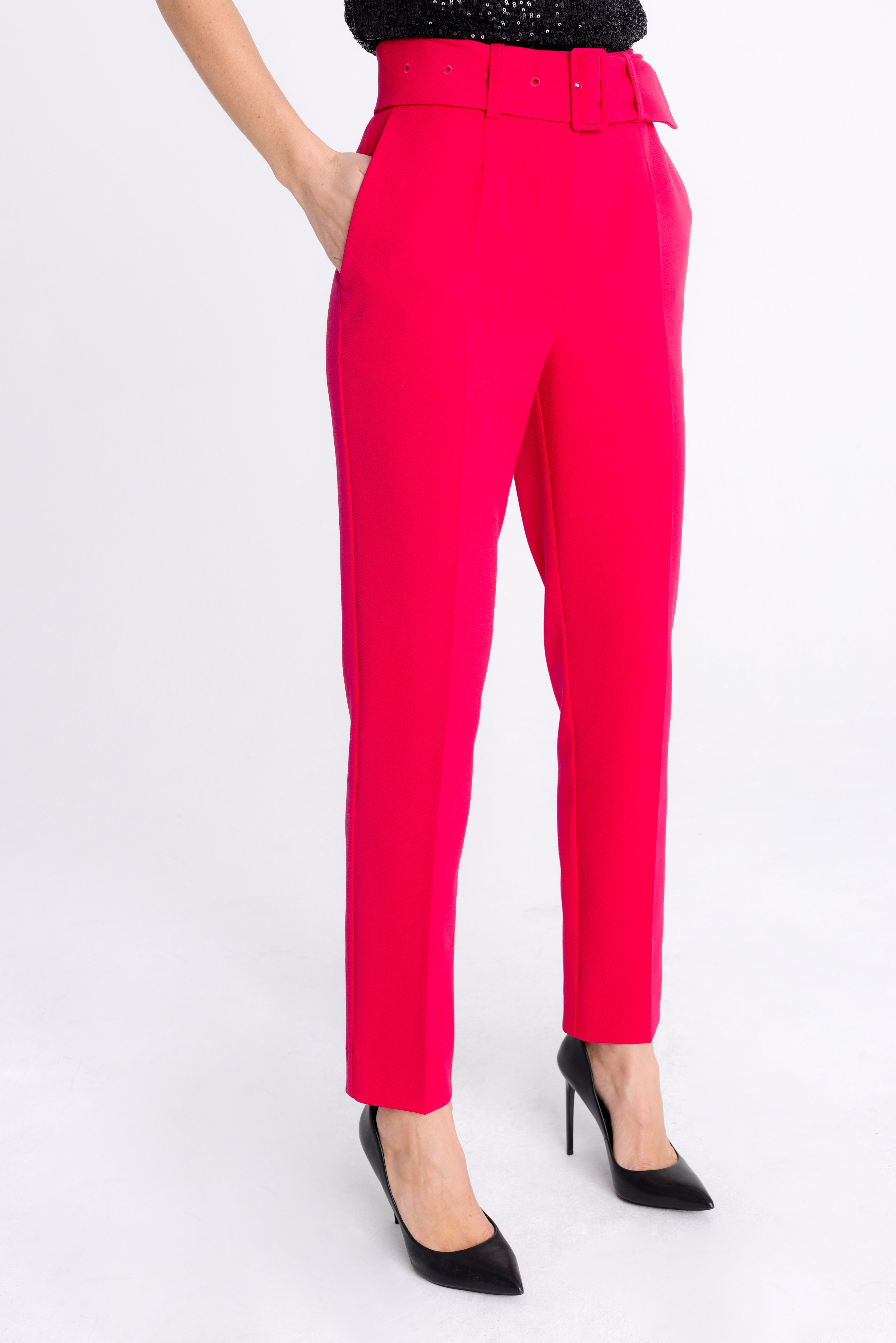 CYCLAMEN SLIM FIT TROUSERS