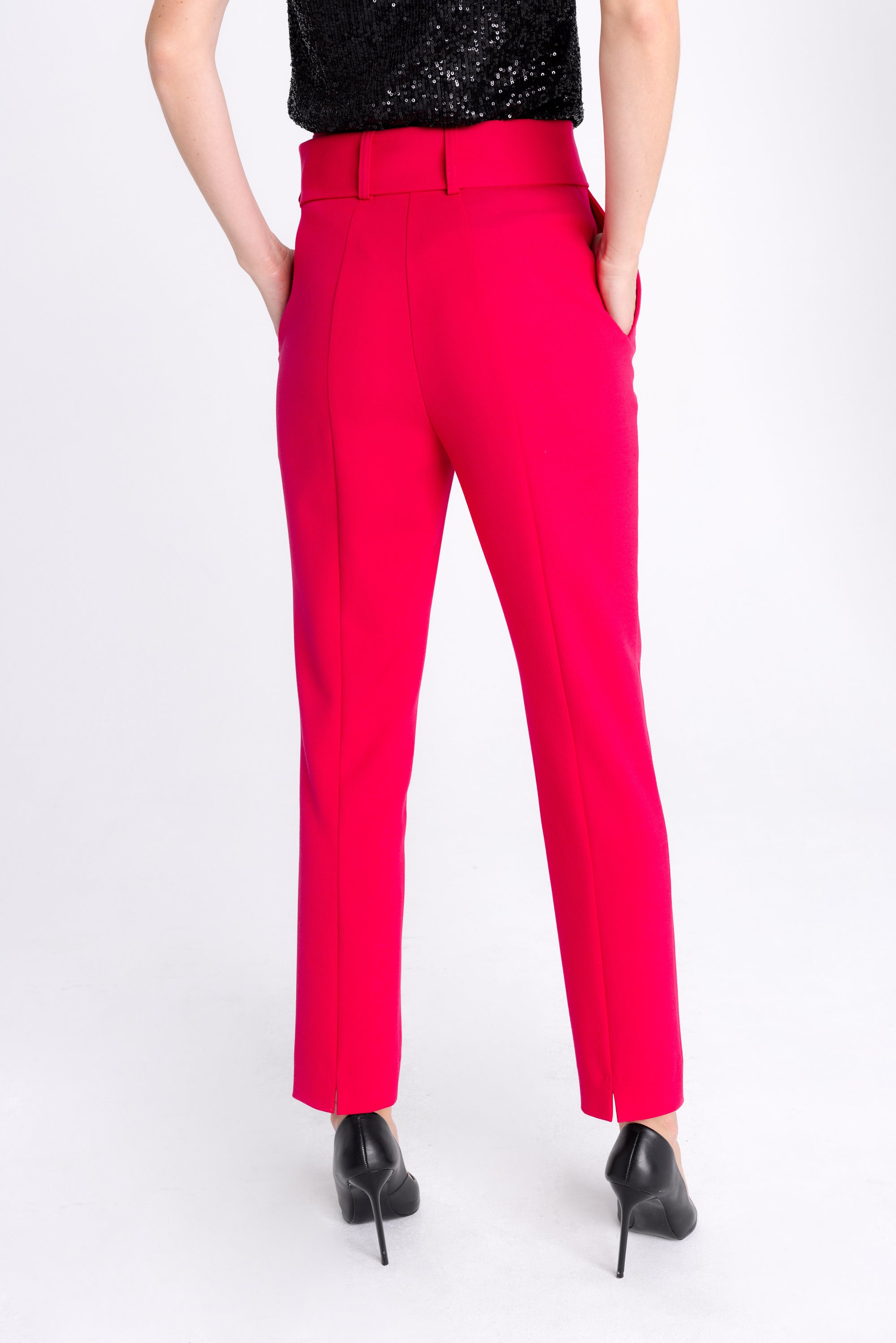 CYCLAMEN SLIM FIT TROUSERS