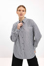 UNISEX LONG-SLEEVE STRIPED SHIRT