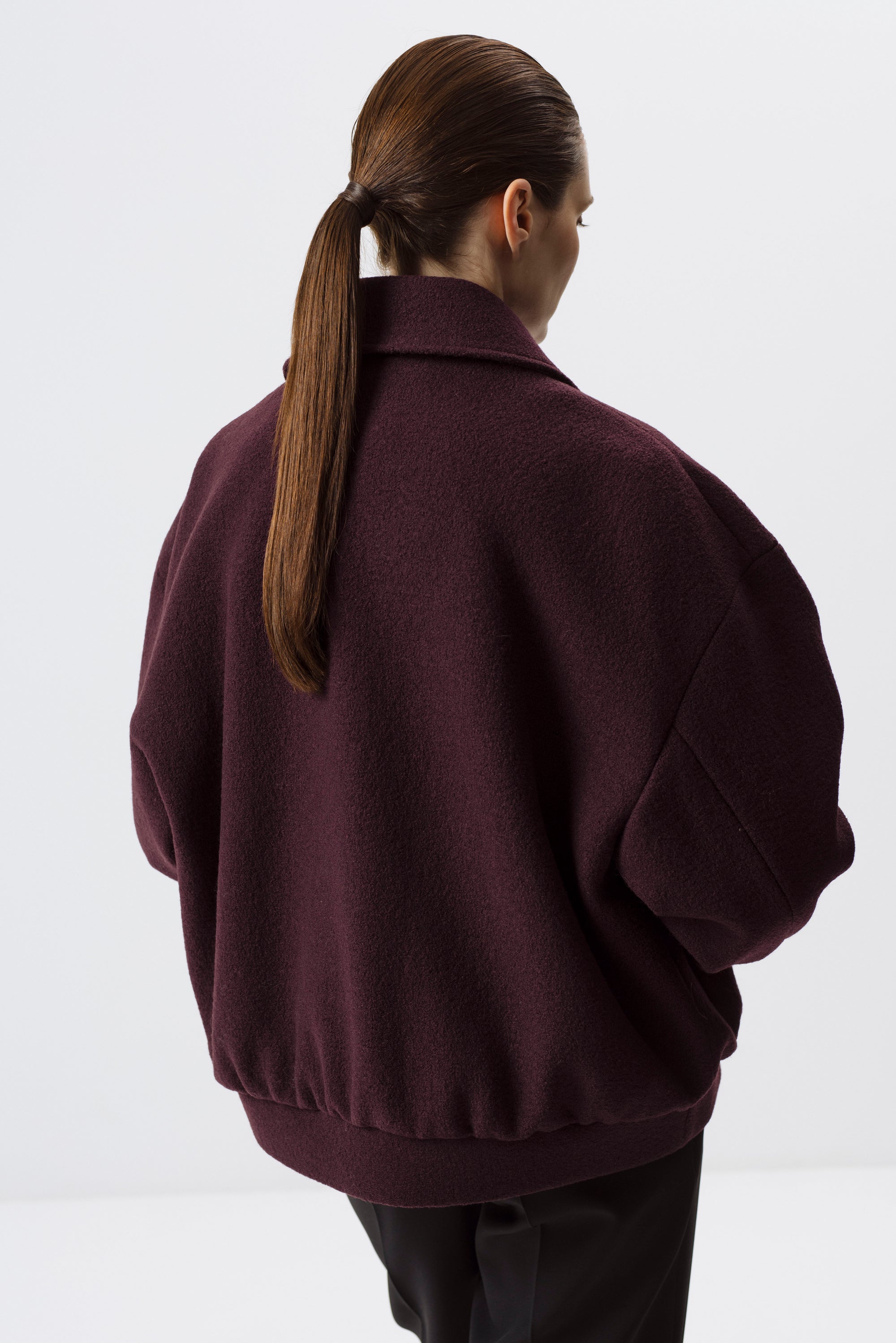 BORDO BOMBER TIPO VILNONIS PALTAS