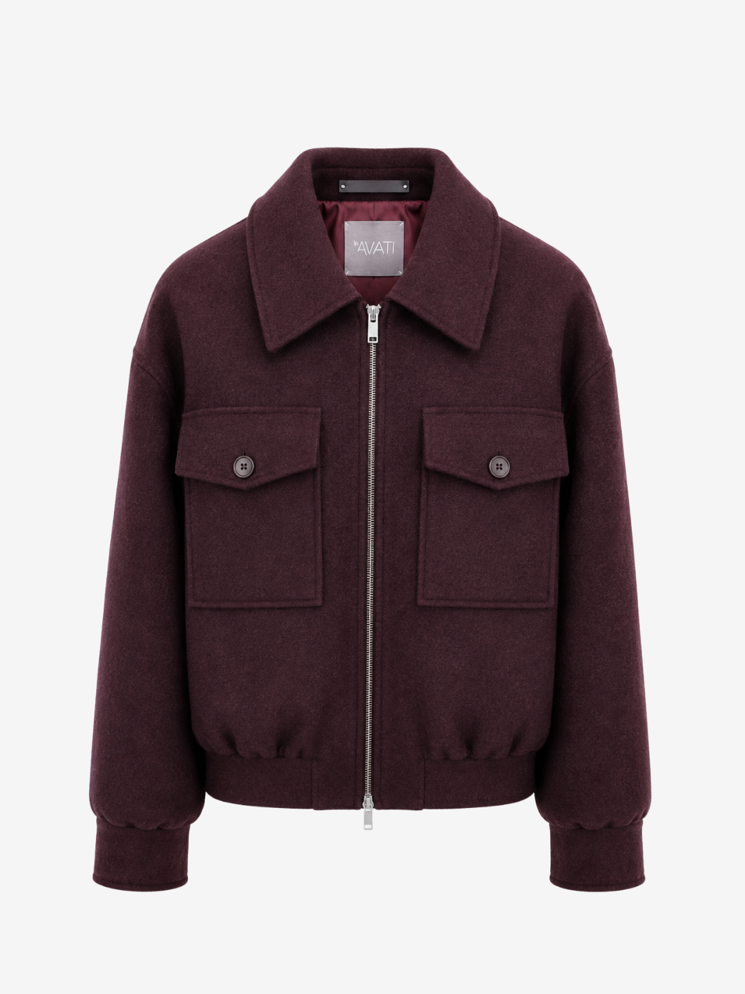 BORDO BOMBER TIPO VILNONIS PALTAS