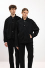 UNISEX BLACK BOMBER JACKET