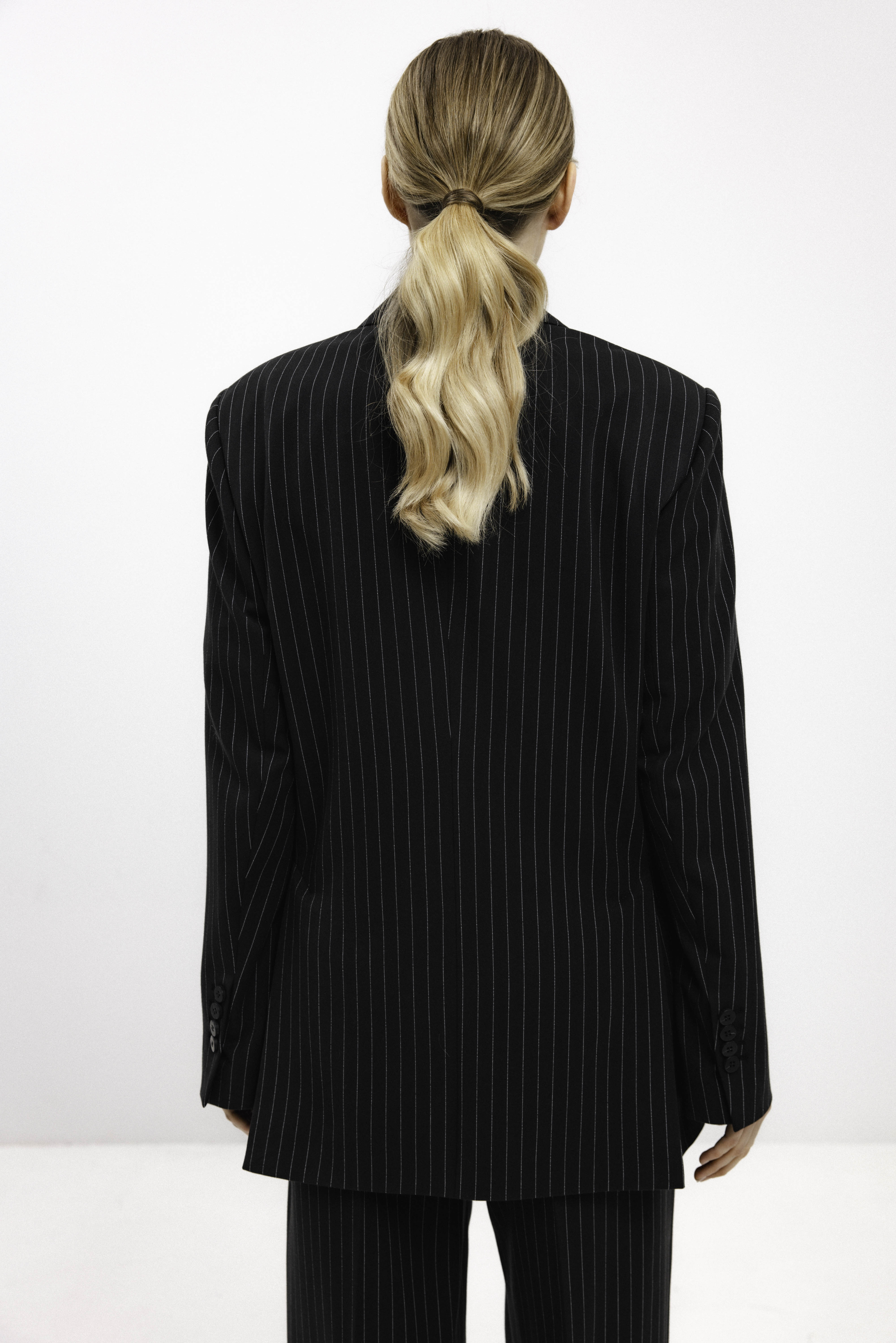 UNISEX OVERSIZED STRIPED BLAZER