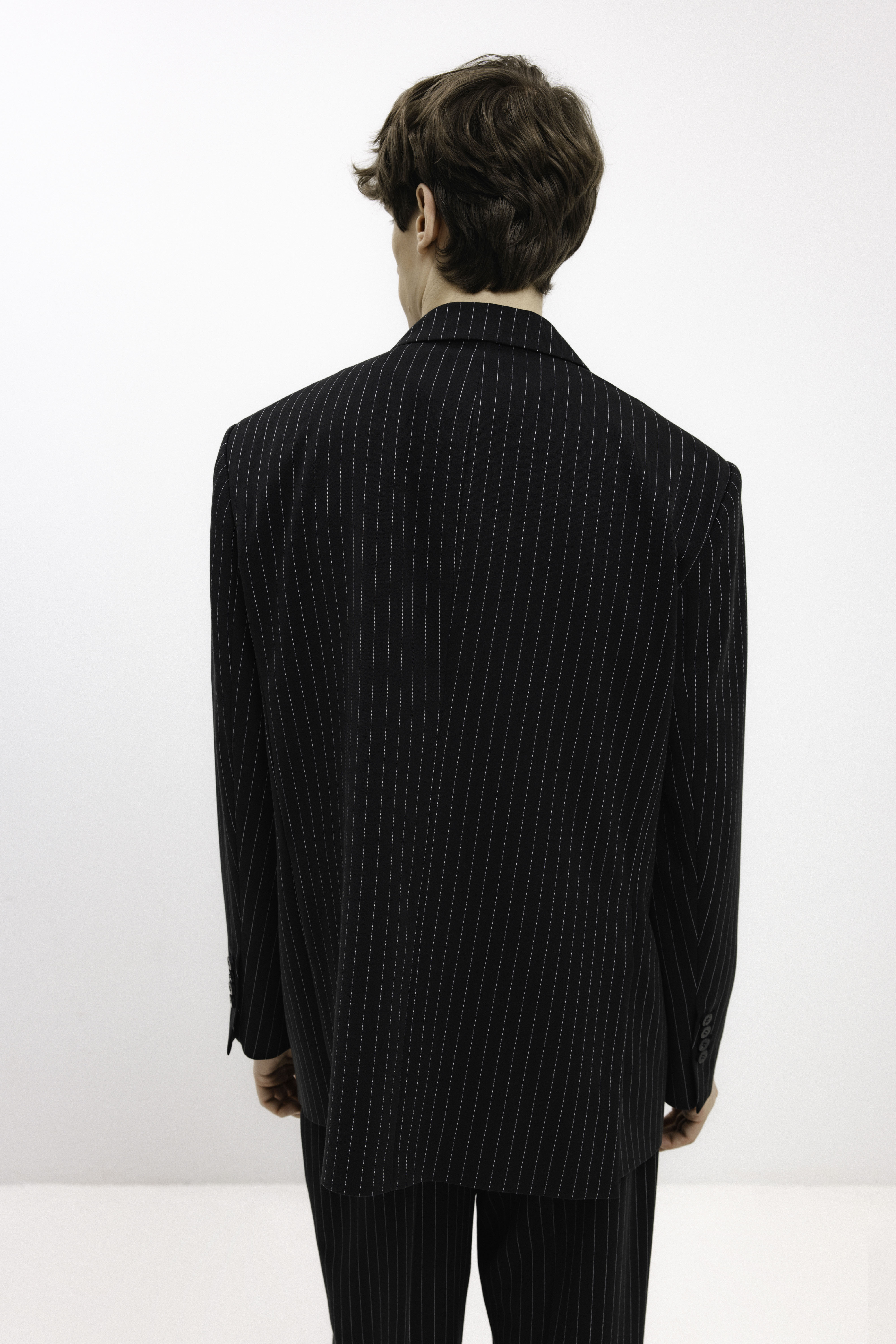 UNISEX OVERSIZED STRIPED BLAZER