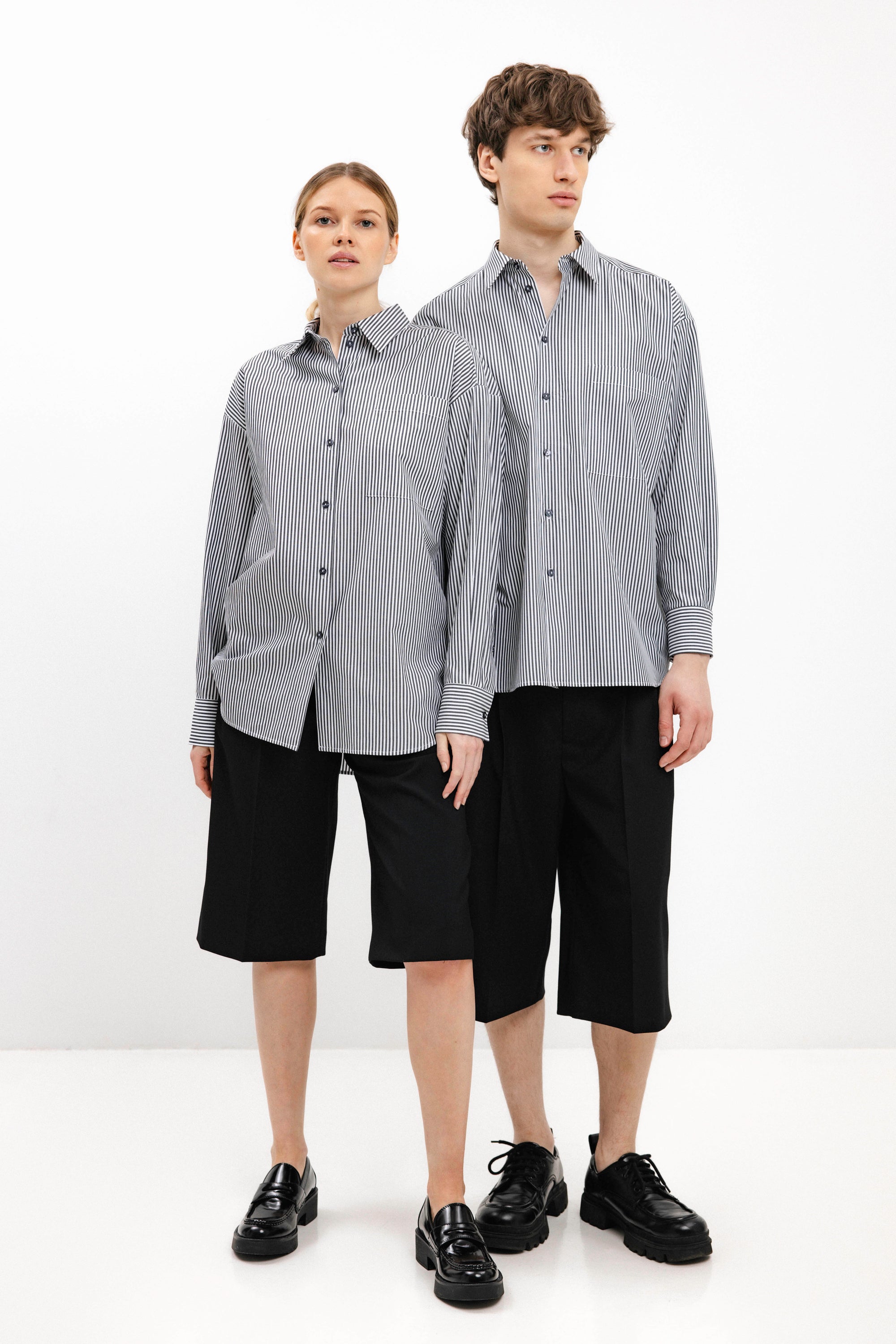 UNISEX BLACK BERMUDA SHORTS InAvati UNISEX BLACK BERMUDA SHORTS InAvati