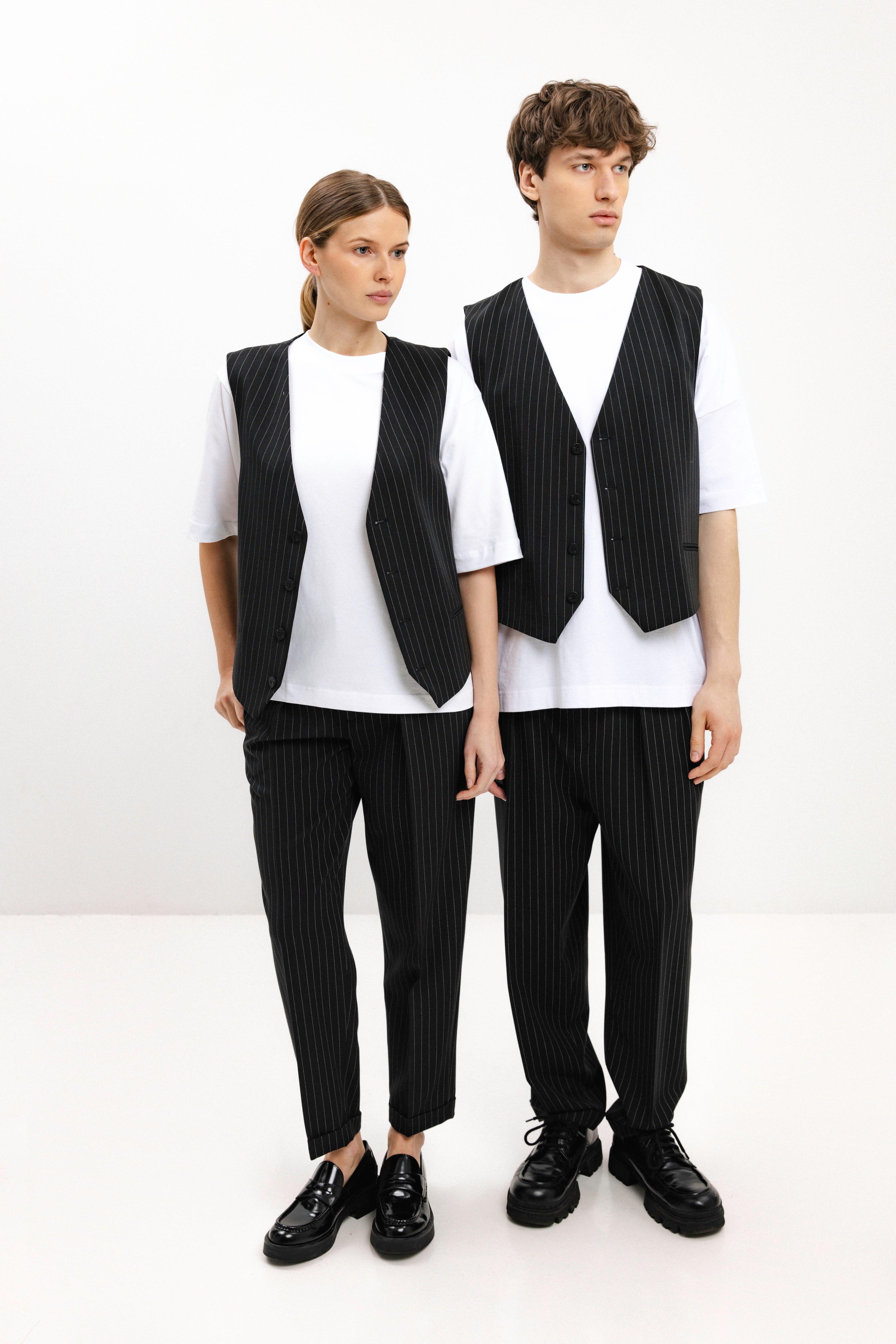 UNISEX STRIPED VEST