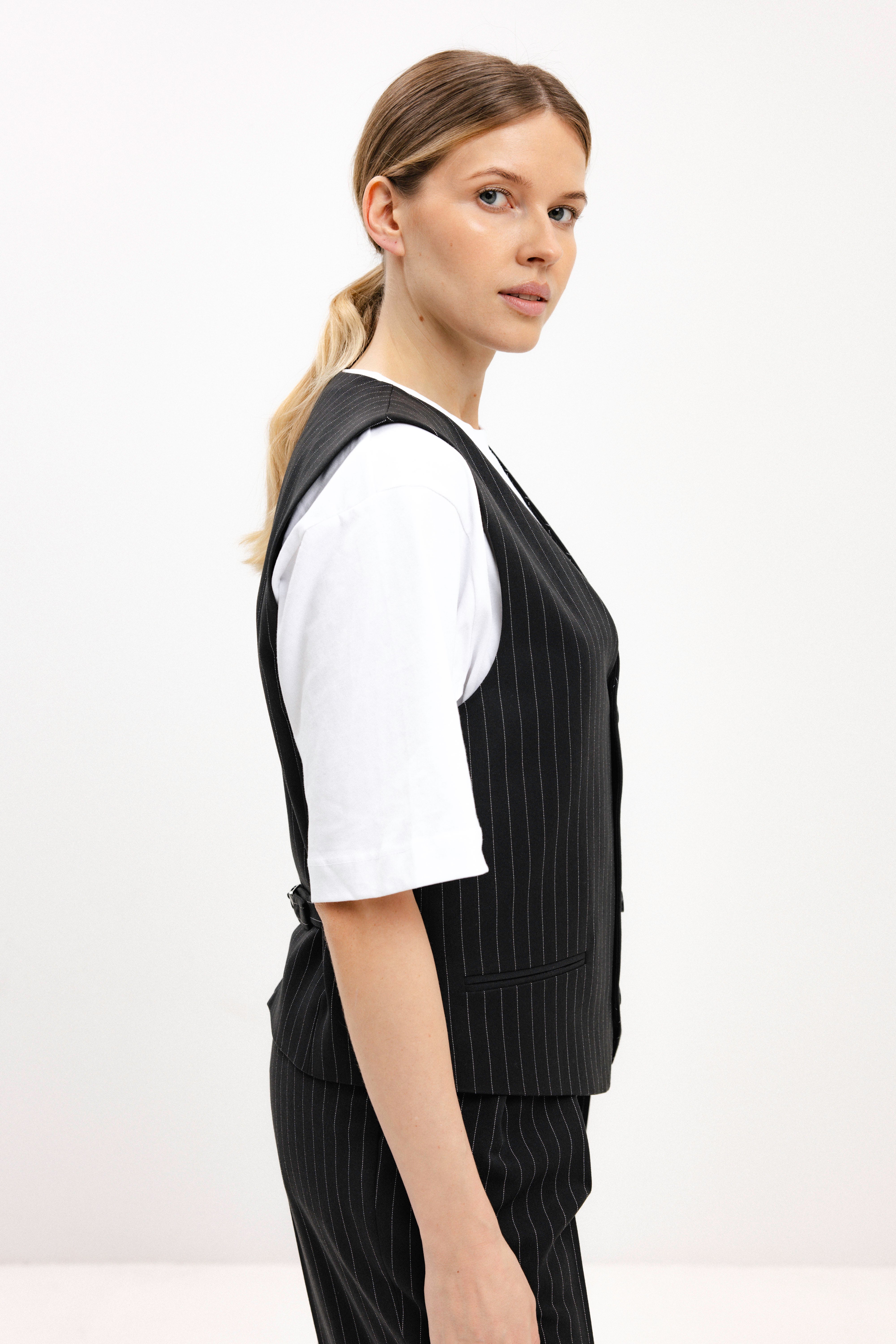 UNISEX STRIPED VEST