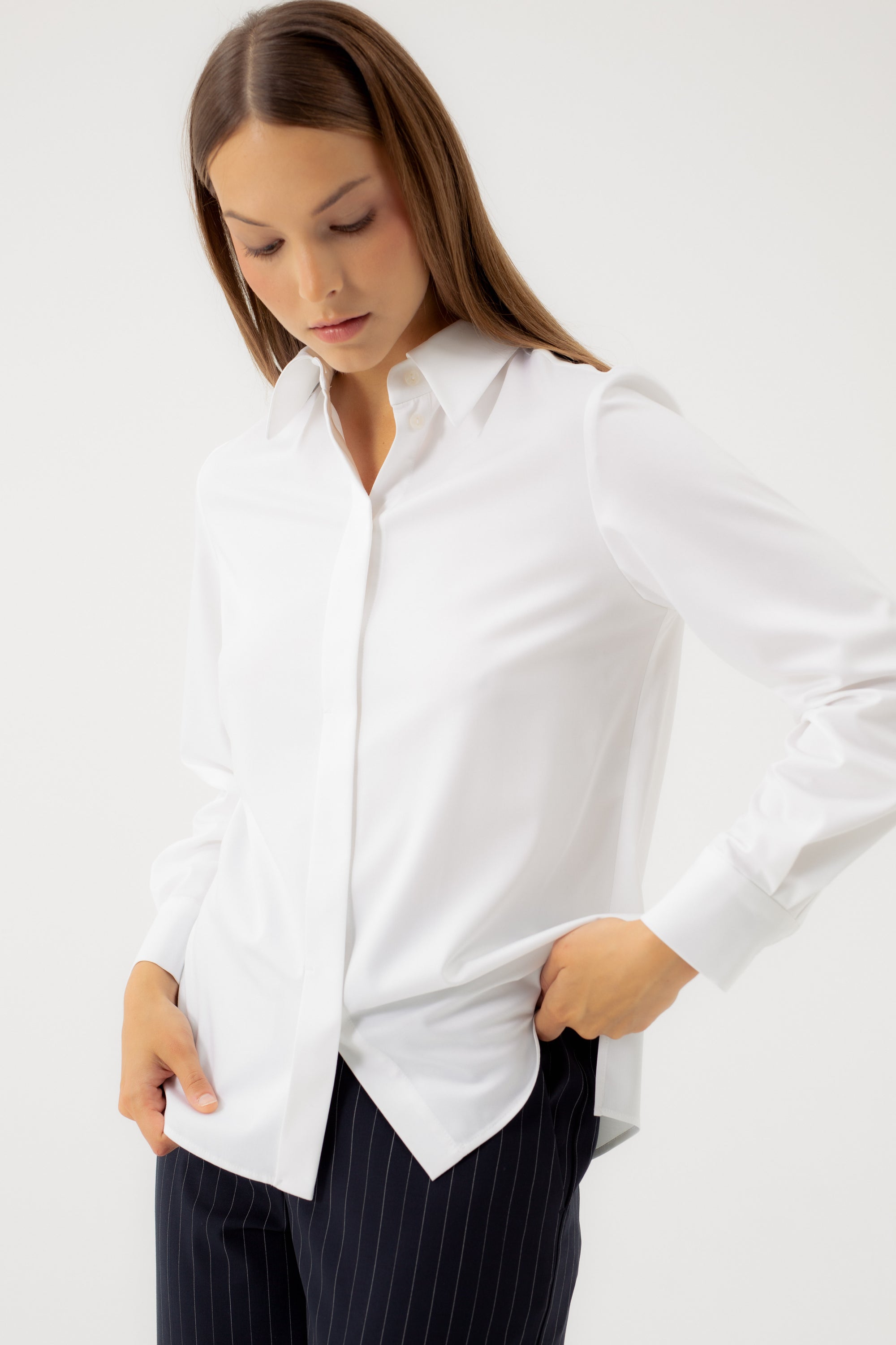 CLASSIC BAMBOO WHITE SHIRT