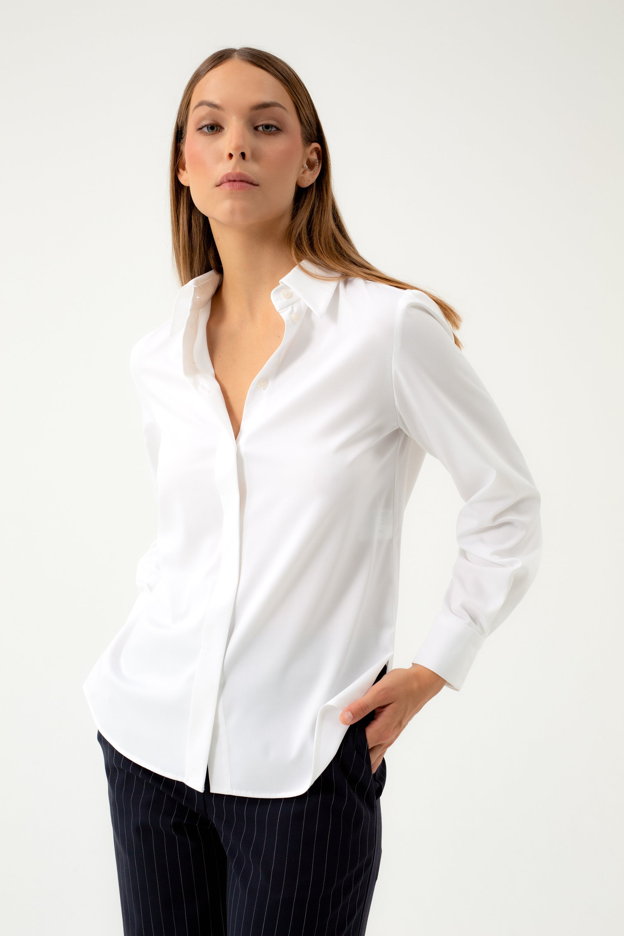CLASSIC BAMBOO WHITE SHIRT