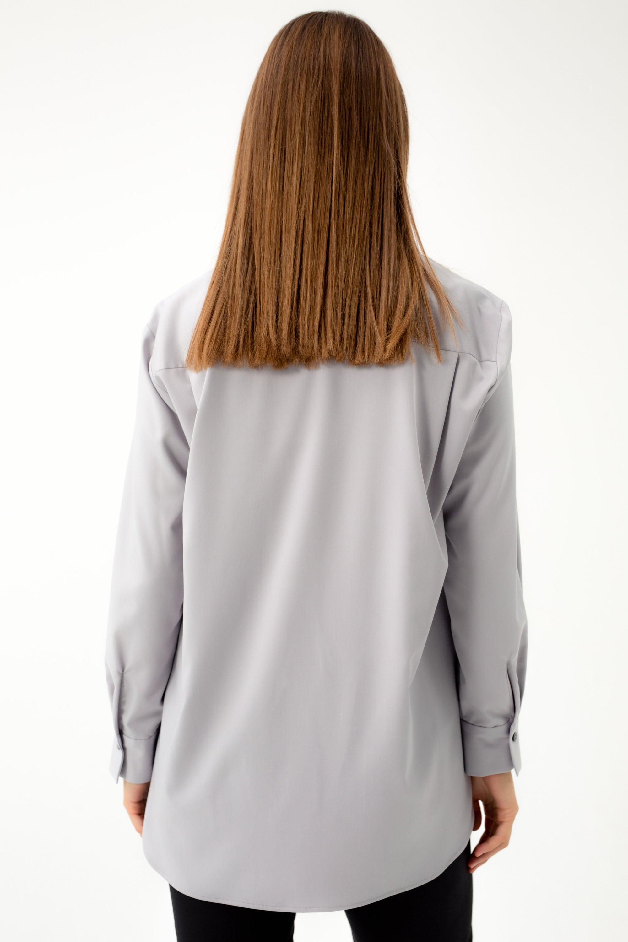 BAMBOO GREY LOOSE FIT SHIRT