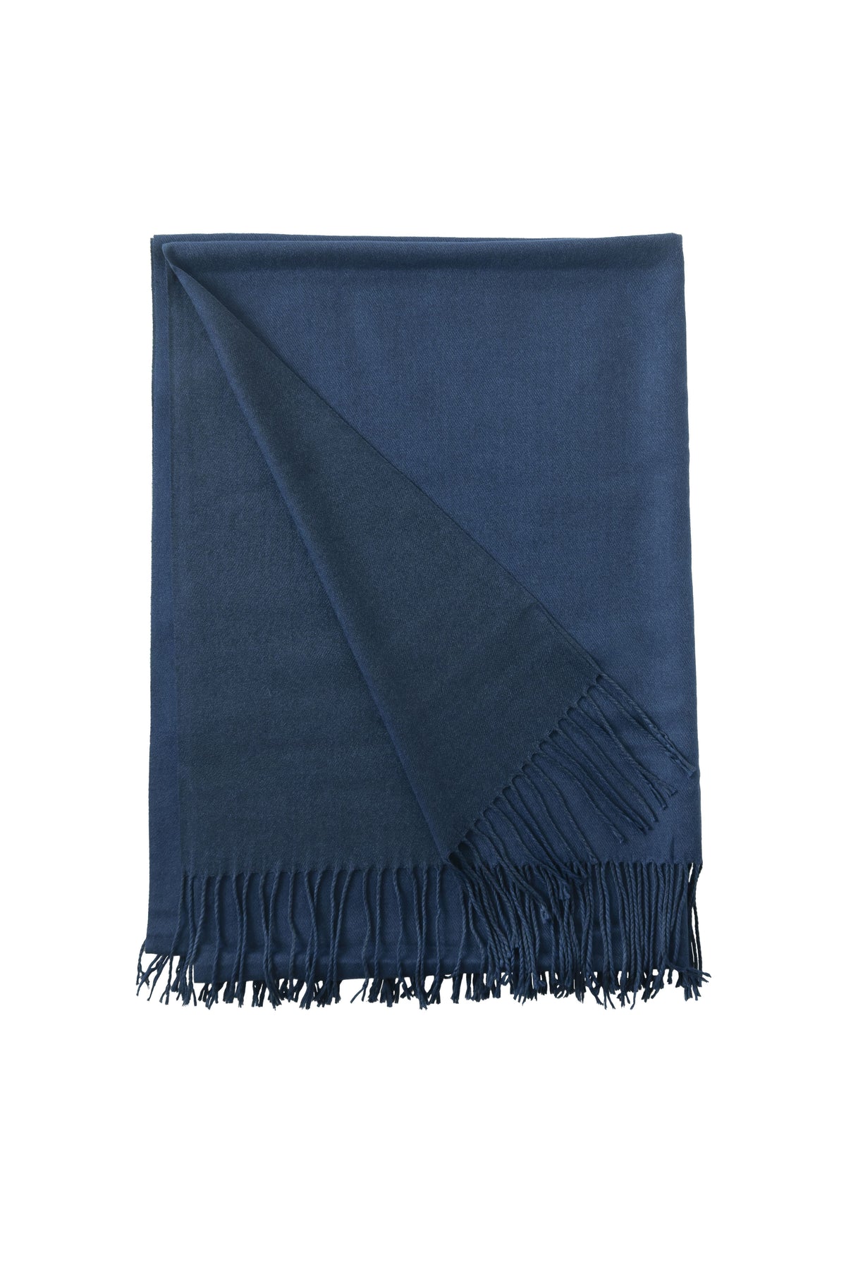 BLUE SCARF WITH WOOL